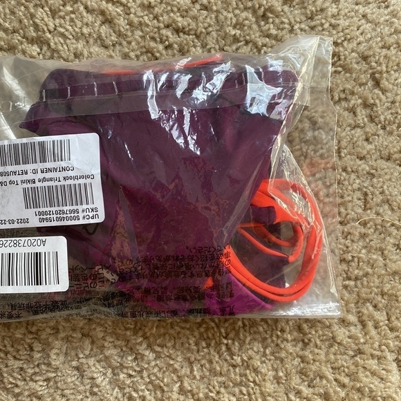 Athleta Colorblock Triangle Bikini Top - Picture 5 of 5